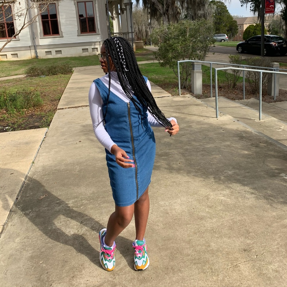 Denim dress!! Worn once!